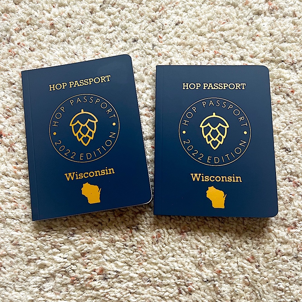 2 Wisconsin HopPassports Brand New Unused BOGO Beers WI Breweries